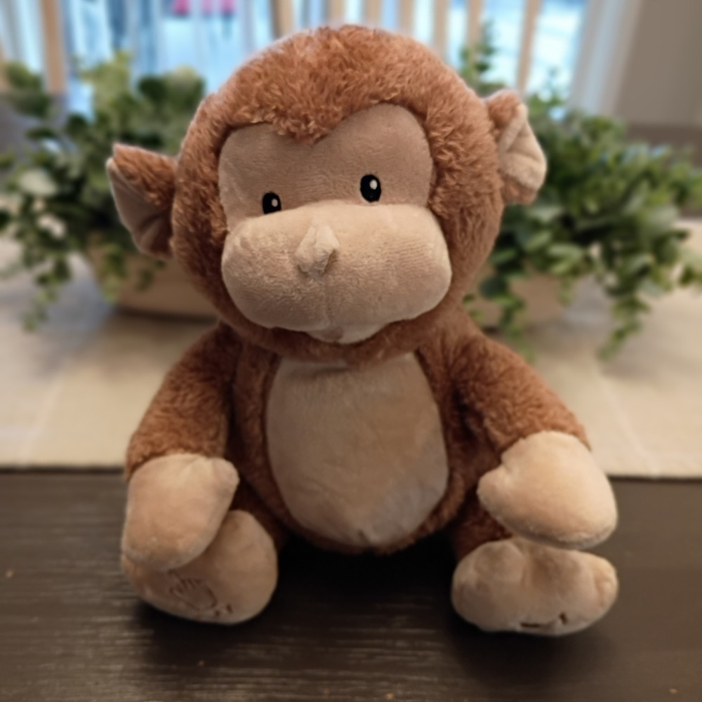 Spark Create Imagine Animated Monkey Plush Toy Brown Sing and Play Interactive